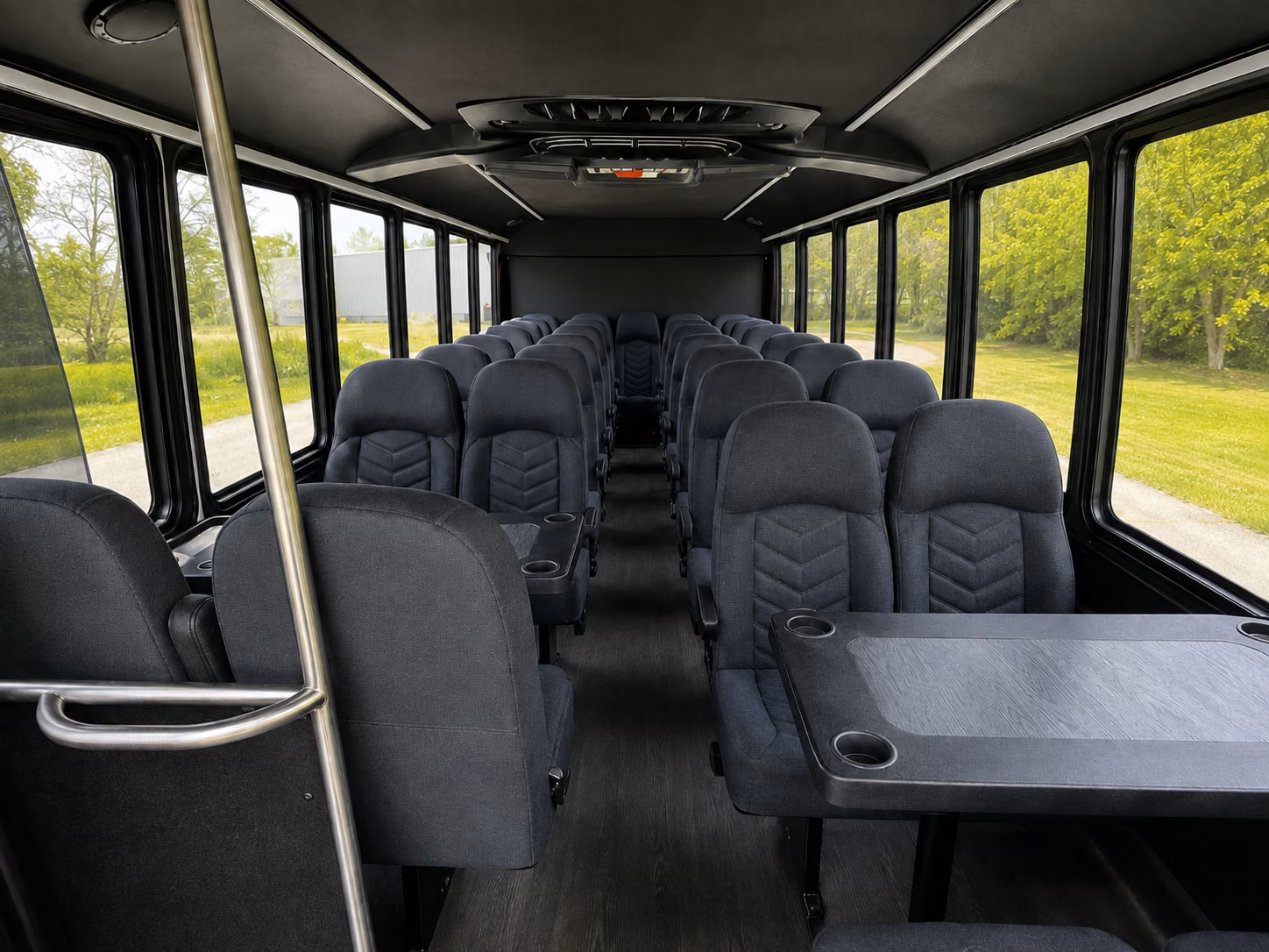 bismarck 18 passenger minibus inside
