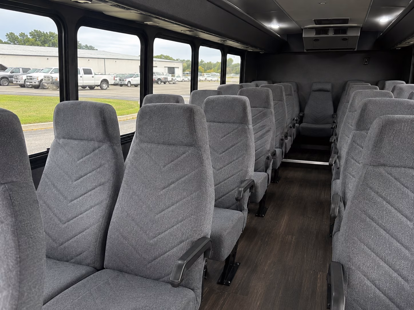 bismarck 18 passenger minibus interior
