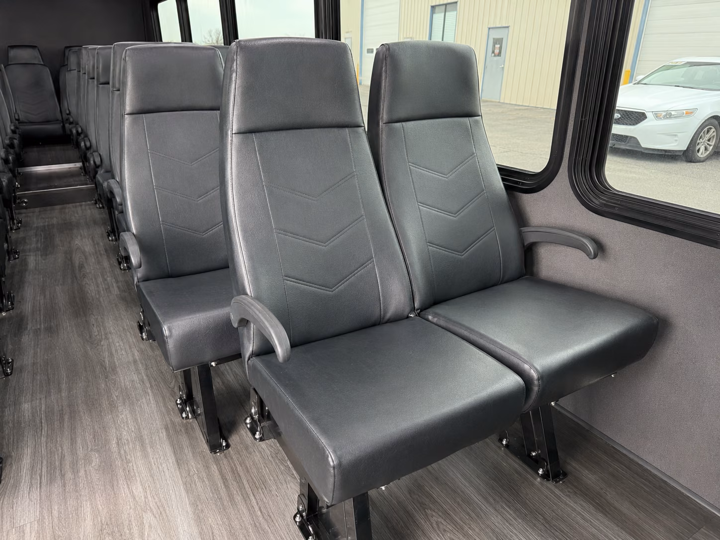 bismarck 20 passenger minibus inside