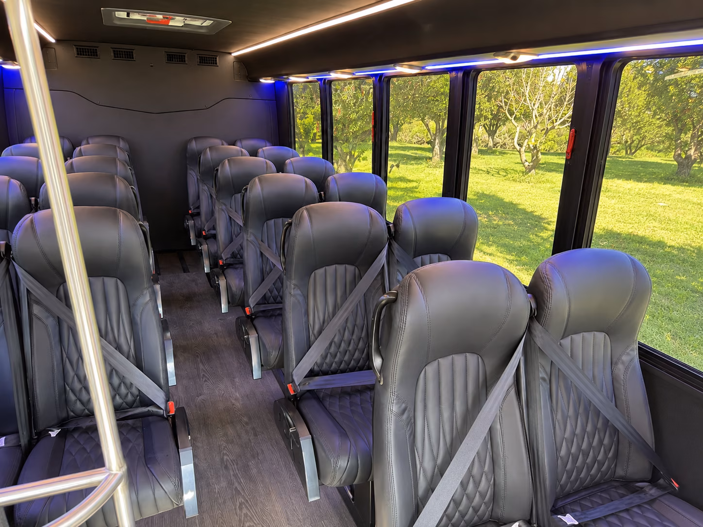 bismarck 20 passenger minibus interior
