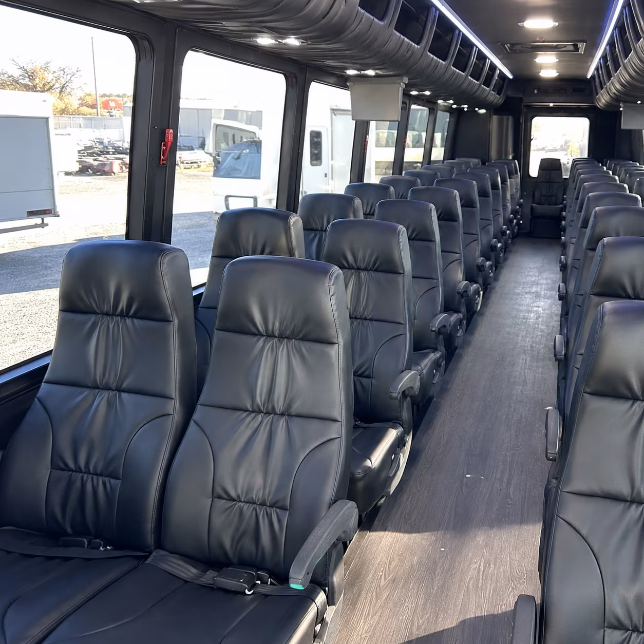 bismarck 25 passenger minibus inside
