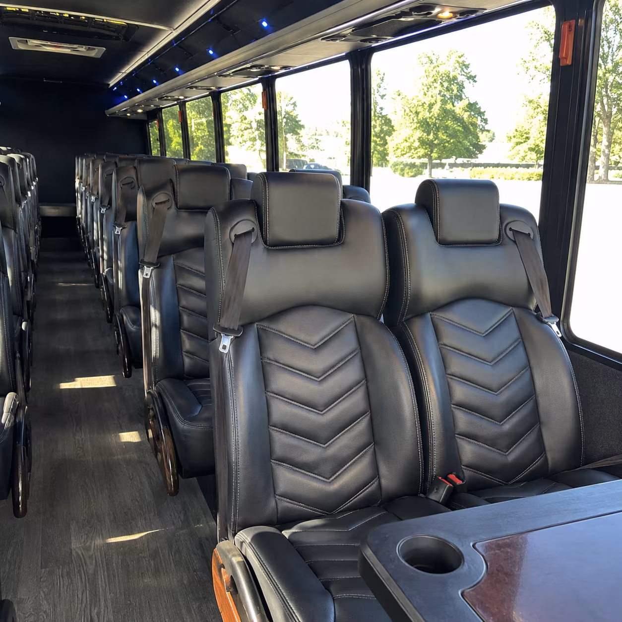 bismarck 28 passenger minibus inside