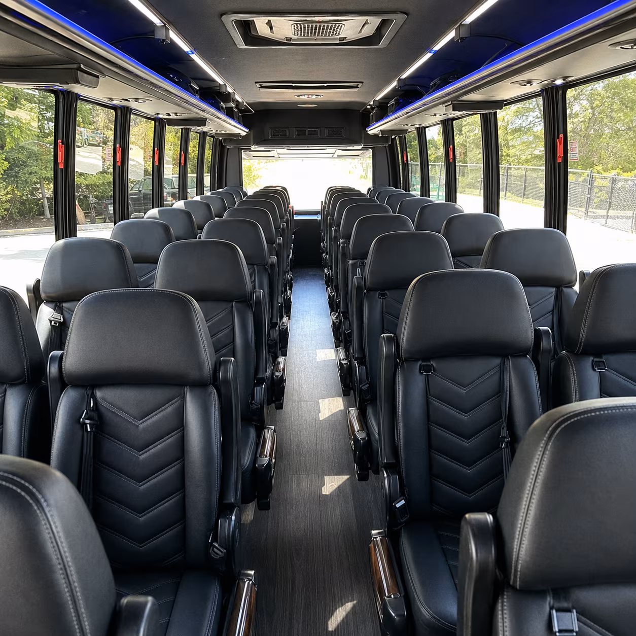 bismarck 30 passenger minibus interior