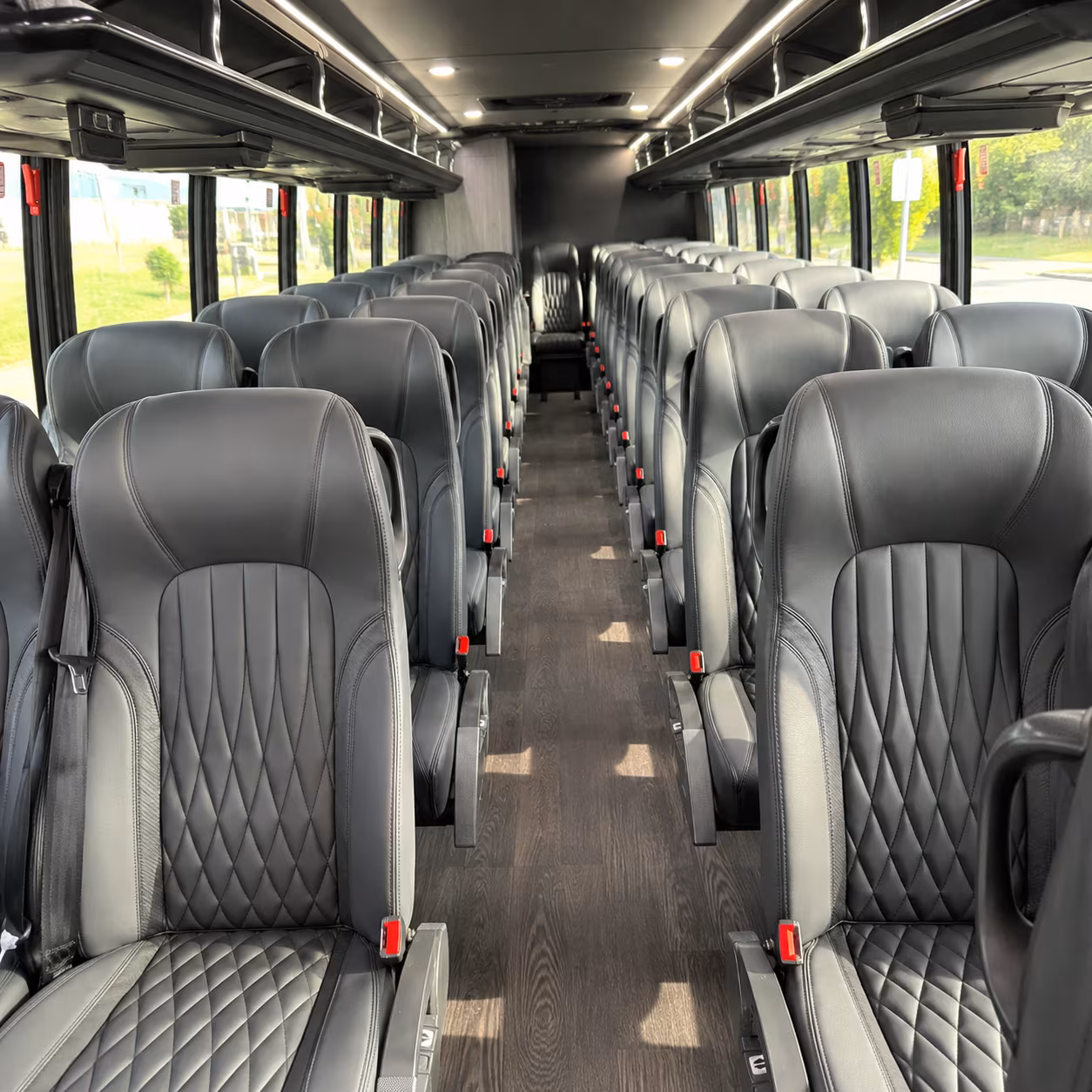 bismarck 35 passenger minibus inside