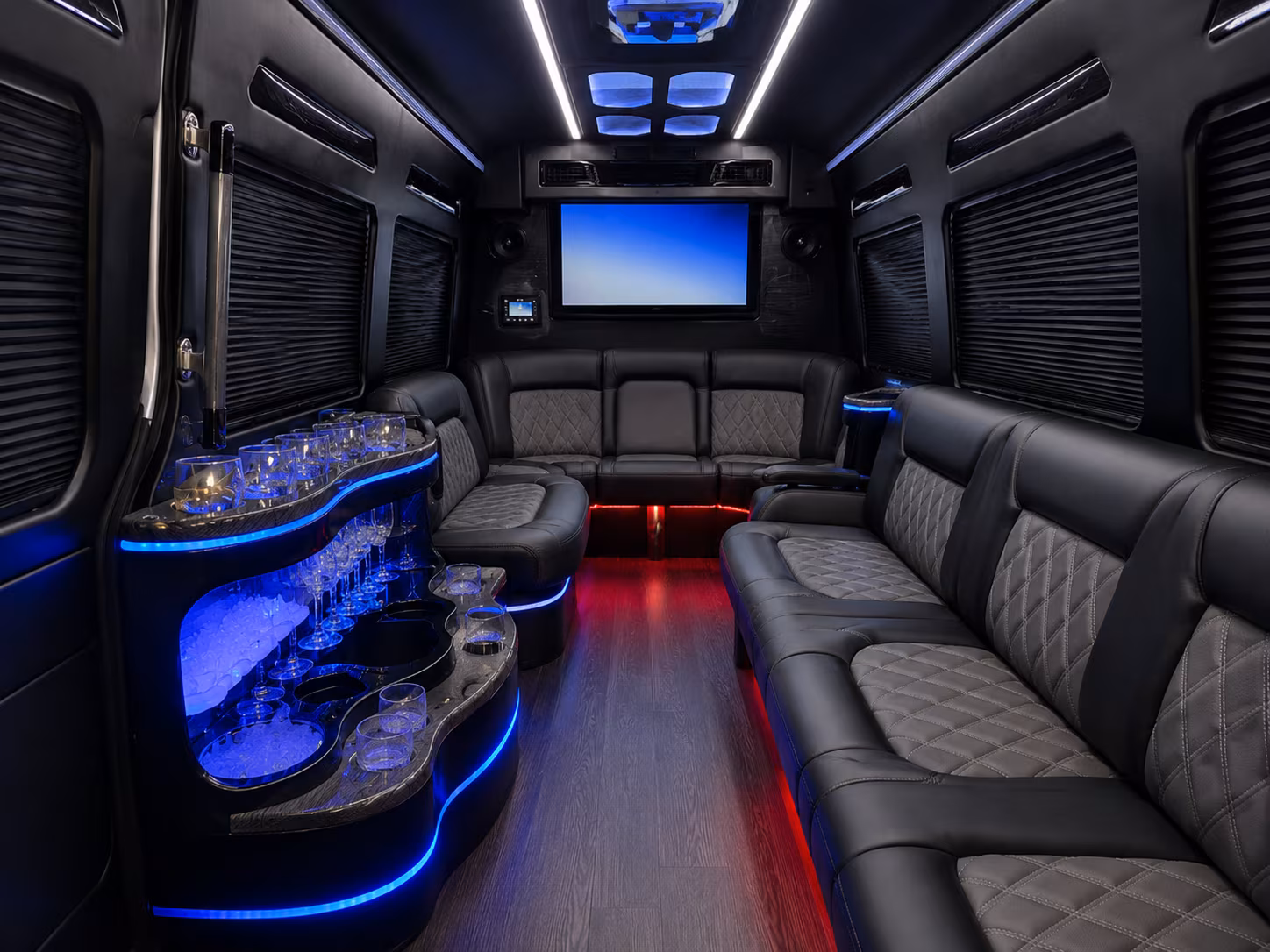 bismarck sprinter limousine inside