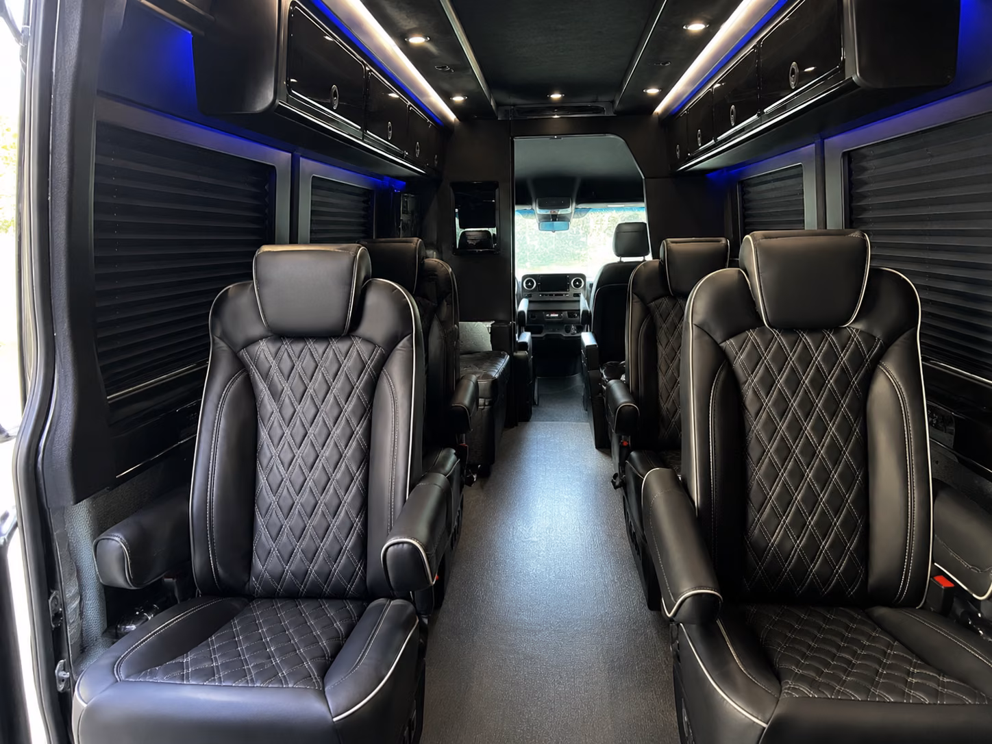 bismarck sprinter van with driver inside