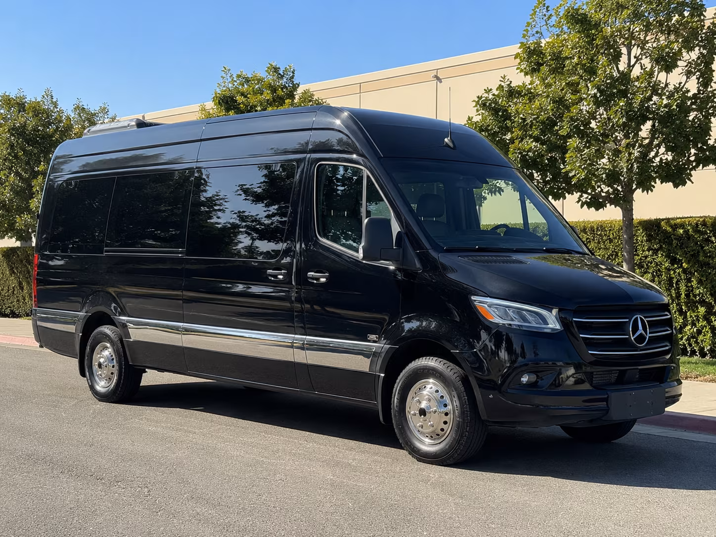 bismarck sprinter van with driver